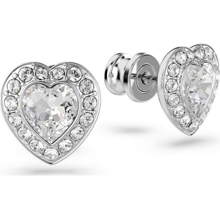 Swarovski øredobber Ariana Grande x Swarovski stud earrings Mixed cuts, Heart, White, Rhodium plated - 5720859 Swarovski øredobber Ariana Grande x Swarovski stud earrings Mixed cuts, Heart, White, Rhodium plated - 5720859