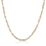 Kjede Evighetstegn i gult gull 14 kt, 2,2 mm /45 cm - 96430