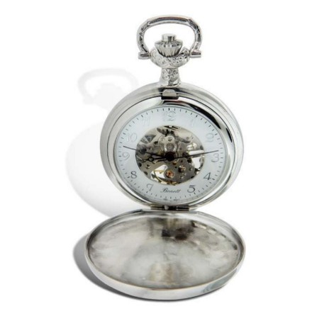 Bonett lommeur mekanisk skeleton, 47 mm- 431 Bonett lommeur mekanisk skeleton, 47 mm- 431