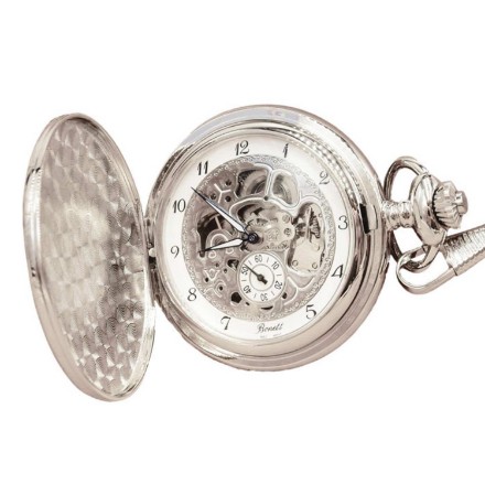 Bonett lommeur mekanisk skeleton liten, 47 mm - 422 Bonett lommeur mekanisk skeleton liten, 47 mm - 422