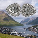 Beltespenne med syhull, oksidert. Graffer - 002106