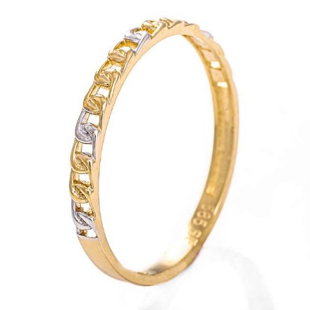 Gullring tofarget, 14kt - 57226 Gullring tofarget, 14kt - 57226