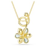 Swarovski smykke Idyllia pendant Mixed cuts, Flower, Blue, Gold-tone plated - 5709029