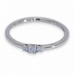 Diamantring i 14 kt gull med diamanter 0,09 ct W-Si - 6550009