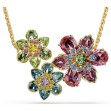 Swarovski smykke Idyllia Mixed cuts, Flower, Multicolored, Gold-tone plated - 5721668