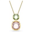 Swarovski smykke Chroma Cushion cut, Multicolored, Gold-tone plated - 5692496