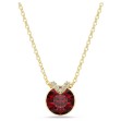 Swarovski smykke Bella V pendant Round cut, Red, Gold-tone plated - 5724287 Swarovski smykke Bella V pendant Round cut, Red, Gold-tone plated - 5724287