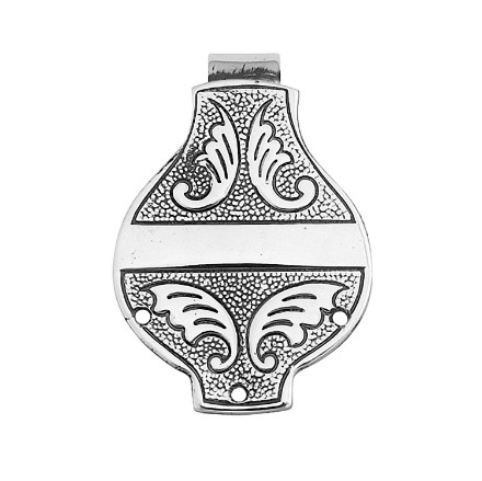 Veskekrok, sølv oksidert - 536137 Veskekrok, sølv oksidert - 536137