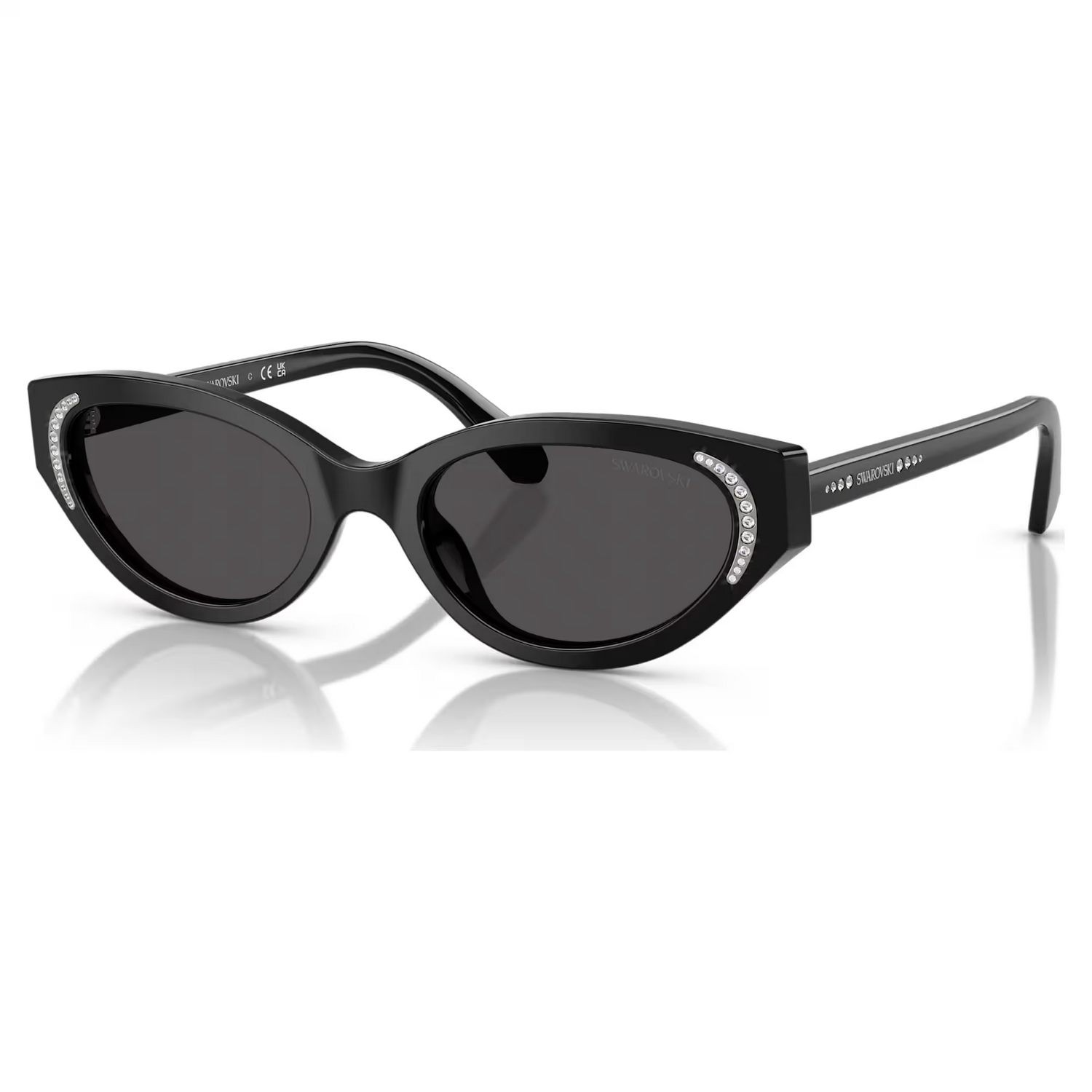 Swarovski solbriller Cat-eye shape, SK6030, Black - 5706560