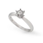 Diamantring forlovelsesring Athene 0,50ct River(D)-SI1-50346