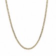 Herrekjede JONAS i forgylt stål , blank, 42cm/5cm - 365069