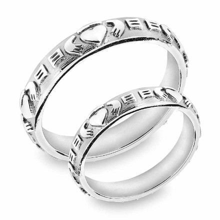 Gifteringer i hvitt gull 14kt, 4 mm. SNORRE– 61966 Gifteringer i hvitt gull 14kt, 4 mm. SNORRE– 61966