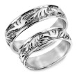 Gifteringer i hvitt gull  14kt,  4,5 mm. SNORRE– 61845