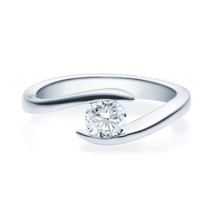 Enstens diamantring med 0,50 ct i 14kt gull. TW-Si. -18015050 Enstens diamantring med 0,50 ct i 14kt gull. TW-Si. -18015050