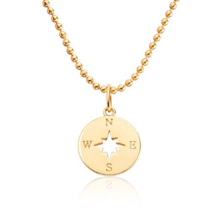 Smykke Kompass i 925 sølv forgylt - 2996742 Smykke Kompass i 925 sølv forgylt - 2996742