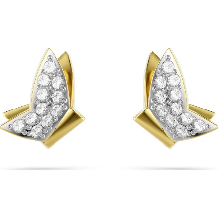 Swarovski øredobber Idyllia Lilia stud earrings Butterfly, White, Gold-tone plated - 5736070 Swarovski øredobber Idyllia Lilia stud earrings Butterfly, White, Gold-tone plated - 5736070