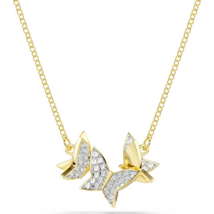 Swarovski smykke Idyllia Lilia necklace Butterfly, White, Gold-tone plated - 5736068 Swarovski smykke Idyllia Lilia necklace Butterfly, White, Gold-tone plated - 5736068