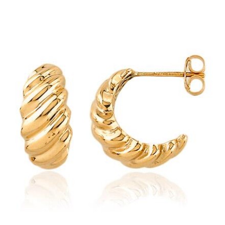 Øredobber Chunky i gult gull 14 kt - 47667 Øredobber Chunky i gult gull 14 kt - 47667