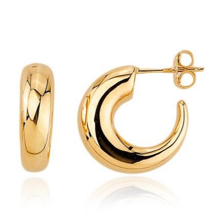 Øredobber Chunky i gult gull 14 kt - 47669 Øredobber Chunky i gult gull 14 kt - 47669