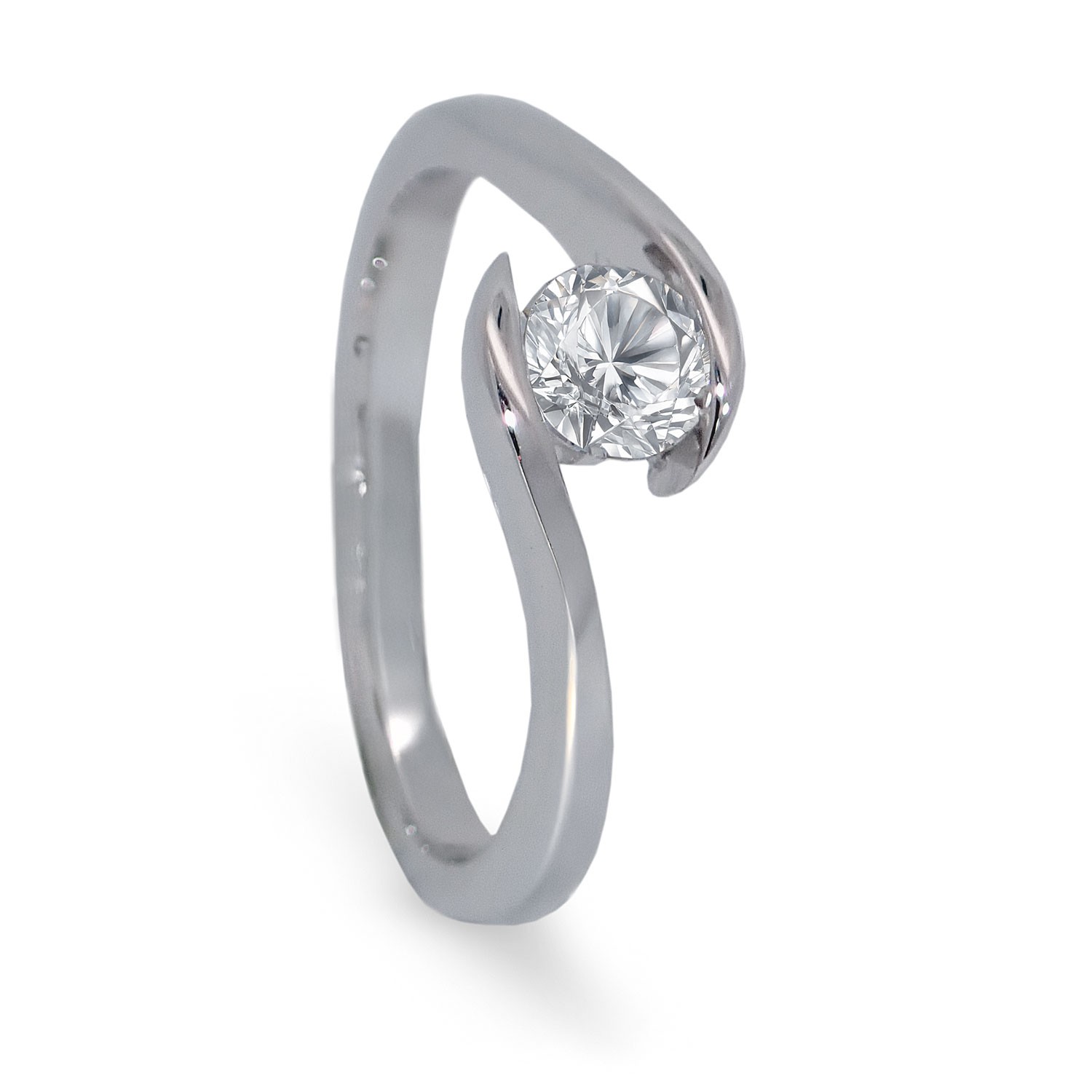 Diamantring forlovelsesring  0,30 ct i 14kt gull. Afrodite - 18015030