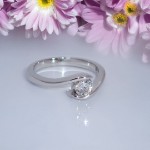 Diamantring forlovelsesring  0,30 ct i 14kt gull. Afrodite - 18015030