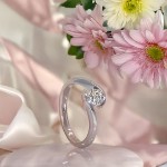 Bilde av Diamantring forlovelsesring  0,25 ct i 14kt gull. Afrodite - 18015025
