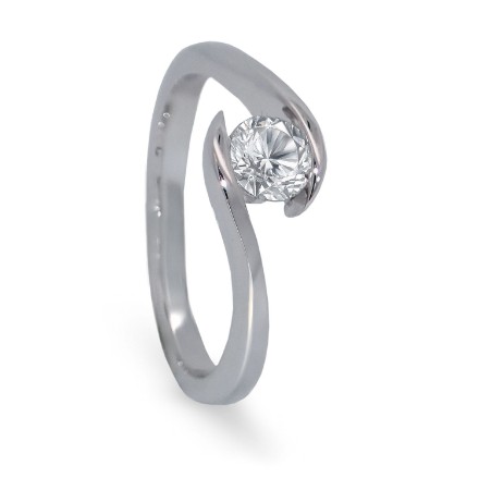 Diamantring forlovelsesring  0,40 ct i 14kt gull. Afrodite - 18015040 Diamantring forlovelsesring  0,40 ct i 14kt gull. Afrodite - 18015040
