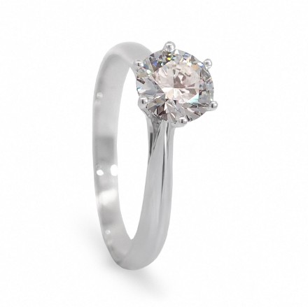 Forlovelsesring  med lab grown diamant 1,00 ct  River (E) - VS2. Leticia - 18007100LG Forlovelsesring  med lab grown diamant 1,00 ct  River (E) - VS2. Leticia - 18007100LG