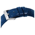 Swarovski klokke Octea Moon watch Swiss Made, Moon, Leather strap, Blue, Stainless steel - 5677494