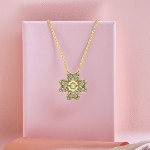 Swarovski smykke Idyllia pendant Clover, Green, Gold-tone plated - 5671144