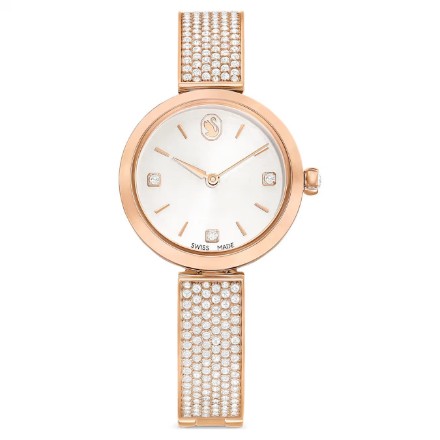 Swarovski klokke Illumina watch Swiss Made, Metal bracelet, Rose gold tone, Rose gold-tone finish - 5671202 Swarovski klokke Illumina watch Swiss Made, Metal bracelet, Rose gold tone, Rose gold-tone finish - 5671202