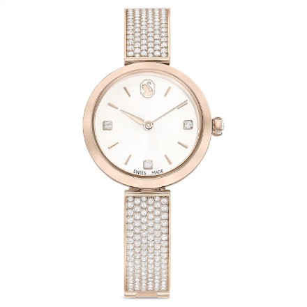 Swarovski klokke Illumina watch Swiss Made, Metal bracelet, Gold tone, Champagne gold-tone finish - 5671196 Swarovski klokke Illumina watch Swiss Made, Metal bracelet, Gold tone, Champagne gold-tone finish - 5671196