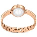 Swarovski klokke Matrix Bangle watch Swiss Made, Crystal bracelet, Green, Champagne gold-tone finish - 5690808