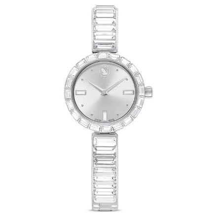 Swarovski klokke Matrix Bangle watch Swiss Made, Crystal bracelet, White, Stainless Steel - 5677487 Swarovski klokke Matrix Bangle watch Swiss Made, Crystal bracelet, White, Stainless Steel - 5677487