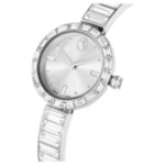 Swarovski klokke Matrix Bangle watch Swiss Made, Crystal bracelet, White, Stainless Steel - 5677487