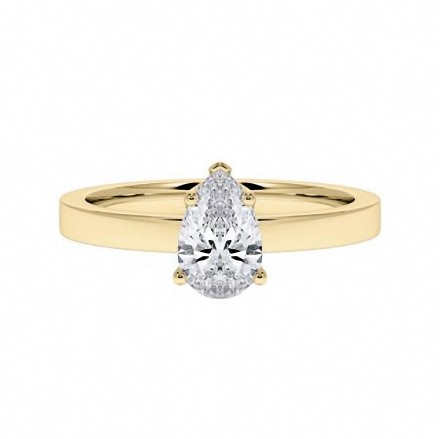 Forlovelsesring med dråpeformet lab grown diamant - 0,70 ct River - VS - 200626 Forlovelsesring med dråpeformet lab grown diamant - 0,70 ct River - VS - 200626