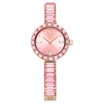 Swarovski klokke Matrix Bangle watch Swiss Made, Crystal bracelet, Pink, Rose gold-tone finish - 5679890 Swarovski klokke Matrix Bangle watch Swiss Made, Crystal bracelet, Pink, Rose gold-tone finish - 5679890