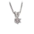 Diamantsmykke i hvitt gull med 0,25 ct TW-Si - 13990025