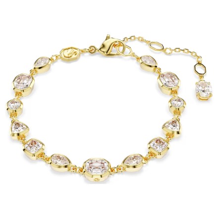 Swarovski armbånd Imber Tennis bracelet Mixed cuts, White, Gold-tone plated - 5705471 Swarovski armbånd Imber Tennis bracelet Mixed cuts, White, Gold-tone plated - 5705471
