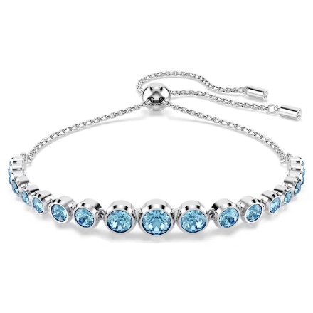 Swarovski armbånd Imber Tennis bracelet Mixed round cuts, Blue, Rhodium plated - 5719282 Swarovski armbånd Imber Tennis bracelet Mixed round cuts, Blue, Rhodium plated - 5719282