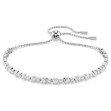 Swarovski armbånd Matrix Tennis bracelet Mixed round cuts, White, Rhodium plated - 5677813
