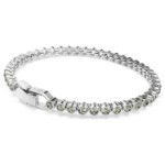 Swarovski armbånd Imber Emily Tennis bracelet Round cut, Black, Rhodium plated - 5734238