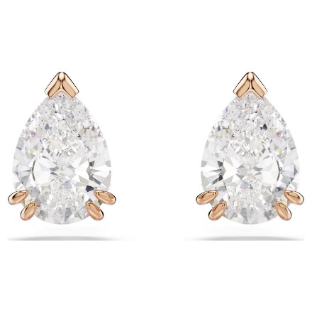 Swarovski øredobber Stilla stud earrings Pear cut, White, Rose gold-tone plated - 5734248 Swarovski øredobber Stilla stud earrings Pear cut, White, Rose gold-tone plated - 5734248