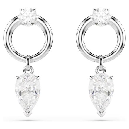 Swarovski øredobber Mesmera drop earrings Mixed cuts, White, Rhodium plated - 5723177 Swarovski øredobber Mesmera drop earrings Mixed cuts, White, Rhodium plated - 5723177