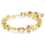 Swarovski armbånd Gema bracelet Mixed cuts, Yellow, Gold-tone plated - 5718072