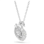 Swarovski smykke Swan pendant Mixed cuts, Swan, White - 5732412