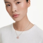 Swarovski smykke Swan pendant Mixed cuts, Swan, Pink - 5732414