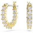 Swarovski øredobber Matrix Vittore hoop earrings Round cut, White, Gold-tone plated - 5733398 Swarovski øredobber Matrix Vittore hoop earrings Round cut, White, Gold-tone plated - 5733398