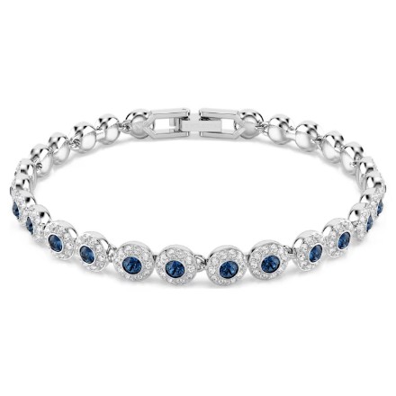 Swarovski armbånd Una Angelic Tennis bracelet Round cut, Blue, Rhodium plated - 5733401 Swarovski armbånd Una Angelic Tennis bracelet Round cut, Blue, Rhodium plated - 5733401