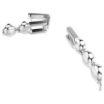 Swarovski armbånd Una Angelic Tennis bracelet Round cut, Blue, Rhodium plated - 5733401